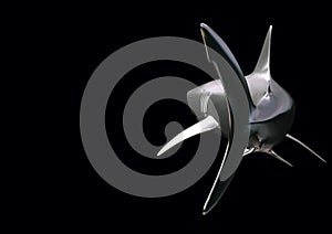 Metallic shark