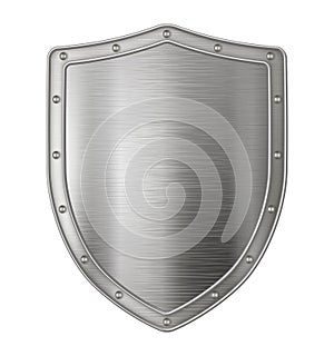 Metallic Silver Shield