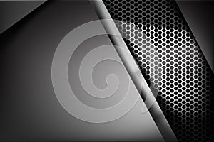 Metallic steel and honeycomb element background texture 006