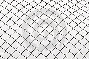 Metallic wire link mesh metal seamless pattern as a background