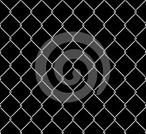 Metallic Wired Fence Seamless Texture Overlay