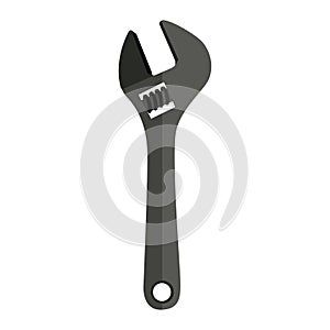 Metallic wrench icon tool with calibrate