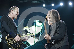 Metallica performs in Budapest
