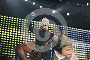 Metallica performs in Budapest