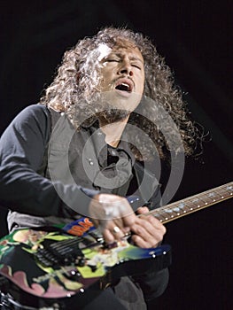 Metallica performs in Budapest