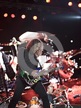 Metallica performs in Budapest