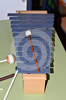 Metallophone, school instruments Orff photo