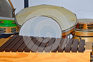 Metallophone, school instruments Orff photo