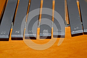 Metallophone, school instruments Orff photo