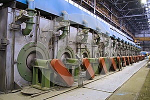 Metallurgy, plant internal view photo