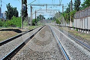 Metals on rail track