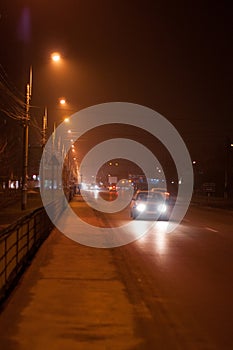 Metalurgiei boulevard by night