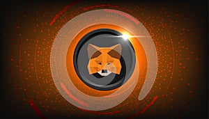 MetaMask crypto wallet for Defi, Web3 Dapps and NFTs concept banner background photo