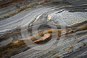 Metamorphic Rock Details - Natural Grainy Patterns photo