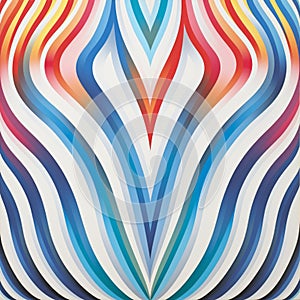 Metamorphosis: Abstract Zebra Stripe Redrawn By Edward Alvarez In The Style Of Paul Corfield