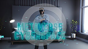 Metaverse Cyberspace concept