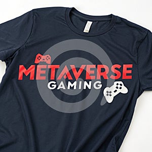 Metaverse Gaming isolated on white background