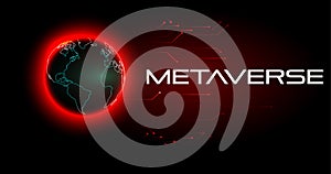 Take your place in the Metaverse world. photo