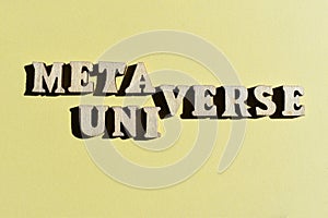 Metaverse, portmanteau word combing meta and universe