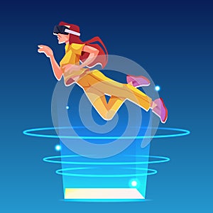 Metaverse virtual and augmented reality space