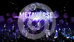 Metaverse world virtual img