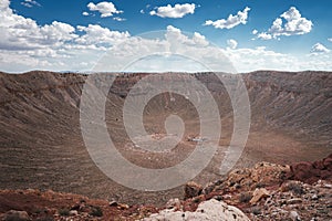 Meteor Crater, Barringer Crater, Arizona Desert Landscape photo