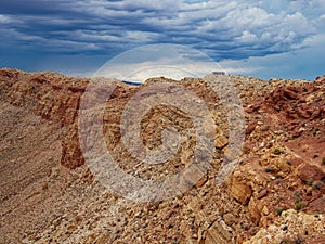 Meteor Crater Natural Landmark from the rim