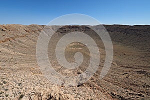 Meteor Crater near Winslow, Arizona.