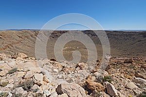 Meteor Crater near Winslow, Arizona.