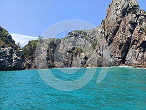 Meteor hole on Lighthouse Island in Arraial do Cabo