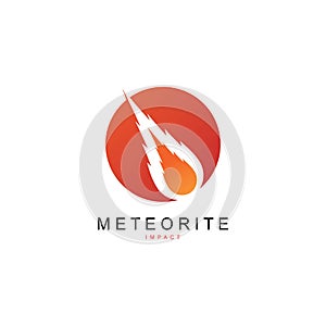 meteor logo vector