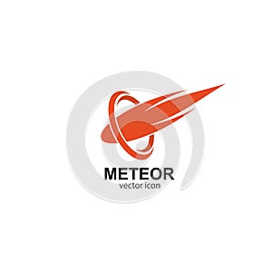 meteor logo vector template