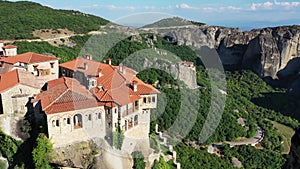 Meteora, Greece. Eastern Orthodox monasteries.