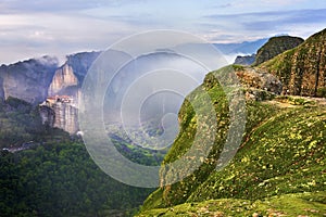 Meteora landscape. Greece