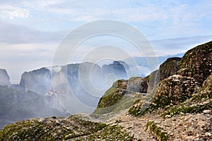 Meteora landscape. Greece