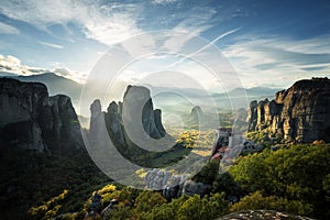 Meteora monasteries in Greece