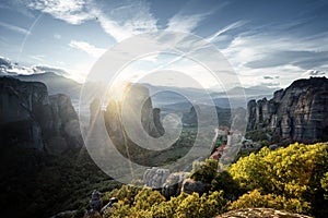 Meteora monasteries in Greece