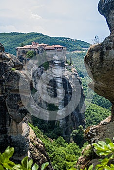 Meteora Monasteries in Trikala, Greece photo