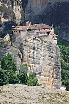 Meteora, one of the largest and most precipitously built complexes of Eastern Orthodox monasteries in Greece
