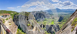 Meteora panorama, Thessaly, Greece