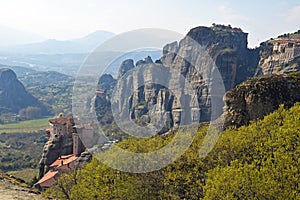 Monasteries of Meteora in Kalambaka, Greece photo