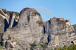 Meteora rock monastery complex in Greece, a UNESCO-listed site