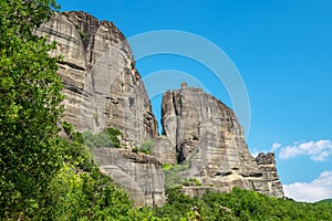 Meteora rocks. Thessaly, Greece