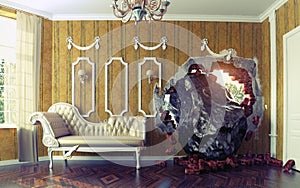 Meteorite in the room