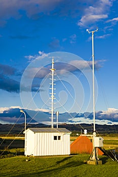 meteorologic station, Lista, Norway photo