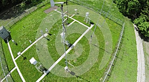 Meteorological station with measurement equipment photo