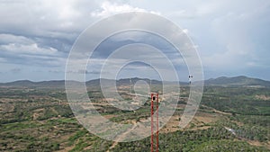 meteorological tower next to stotm photo
