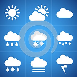 Meteorology icons