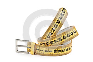 meter belt slimming isolated