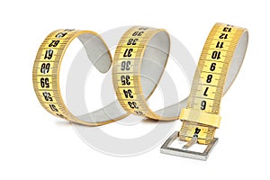 meter belt slimming isolated